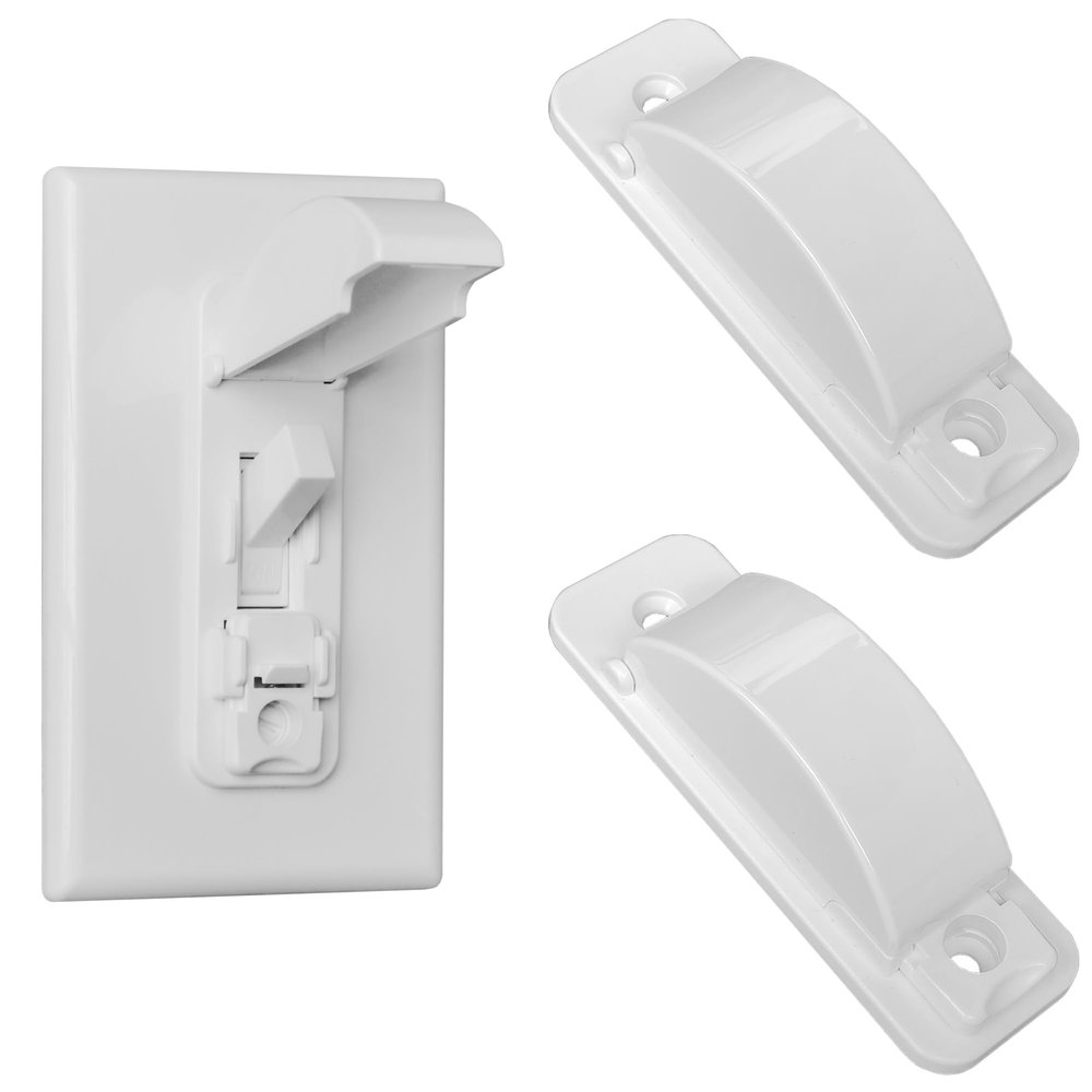 2-Pack Toggle Light Switch Cover Guard, Light Switch Lock for Baby Proof