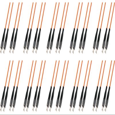 Ultra Spec Cables 50M Multimode Duplex Fiber Optic Cable (50/125) - FC to FC (10 Pack)