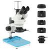 ZTBH Microscope Accessories Kit Autofocus IMX334 4K HDMI USB Measuring Stereo Trinocular Microscope Electronic Digital Video Camera Phone Repair Tool Kit Microscope Slides (Color : White, Size : B) view 1