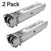 2Pack 1.25G SFP Module 1000Base-SX Multimode LC Transceiver, 850nm MMF, 550m Range - Compatible with Cisco SFP-GE-S, Meraki MA-SFP-1GB-SX, Ubiquiti UF-MM-1G, Mikrotik, TP-Link, Netgear, Aruba and more view 2