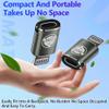 USB C to Lightning Adapter 20W PD Fast Charging Data Transfer, [2 Pack] USB C Female to Lightning Male Adapter Supports for iPhone 14/13/12/11/XS/XR, iPad/iPod/AirPods, Not for OTG(Dark Green, 2Pcs) view 4