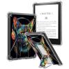 Case Compatible for 6" All New Kindle 10th Generation 2019 Release, Slim Soft Transparent TPU Cover Case with Built-in Kickstand for Kindle 10th Gen 2019 e-Reader, Headset Cat view 1