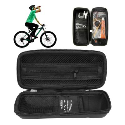 Bike Tool Bag, EVA Bottle Shaped Portable Cycling Storage Holder Case Bike Bag Bike Tool Kit for All Kinds of with Kettle Rack (Small Black)