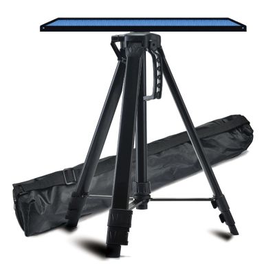 GLigeT Projector Mount Stand Projector Stand Lightweight Adjustable Tripod Floor Stand Holder 360Swivel Ball Head with Height 17 to 47 Inch with Carry Bag Projector Ceiling Mount