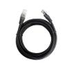 TEMKIN Super Category 5 Cable cat5 Computer broadband Network Connection Cable Twisted Pair Pure Copper Patch Cable Black (1.5m) Cables view 1