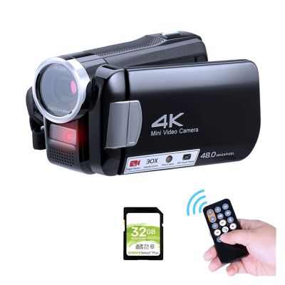 Camcorders Video Camera Video Camera Camcorder 4K Digital Camera for Vlog Recording, AC2 Vlogging Video Camcorder Photography 1080P 60FPS, IR Night Vision with HD Camera (Color