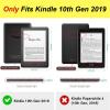 Case Compatible for 6" All New Kindle 10th Generation 2019 Release, Slim Soft Transparent TPU Cover Case with Built-in Kickstand for Kindle 10th Gen 2019 e-Reader, Flame Basketball view 2