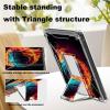 Case Compatible for 6" All New Kindle 10th Generation 2019 Release, Slim Soft Transparent TPU Cover Case with Built-in Kickstand for Kindle 10th Gen 2019 e-Reader, Flame Basketball view 3