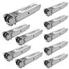 10Pack 1.25G SFP Module 1000Base-SX Multimode LC Transceiver, 850nm MMF, 550m Range - Compatible with Cisco SFP-GE-S, Meraki MA-SFP-1GB-SX, Ubiquiti UF-MM-1G, Mikrotik, TP-Link, Netgear,Aruba and more view 1