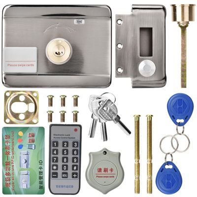Astibym Intelligent Double Head 12V Door Lock with EM or SM Compatible Card Support and Integrated Access Control for Home and Office Security, Astibymku184vwbag