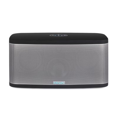 RIVA Upgraded Stadium Wi-Fi Bluetooth Smart Hi-Fi Speaker with Alexa Built-in, 10 Drivers, 200W, Multiroom Music, Supports Airplay 2, Spotify Streaming, Optical, USB and Aux-in Connectivity (Black)