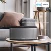 RIVA Upgraded Stadium Wi-Fi Bluetooth Smart Hi-Fi Speaker with Alexa Built-in, 10 Drivers, 200W, Multiroom Music, Supports Airplay 2, Spotify Streaming, Optical, USB and Aux-in Connectivity (Black) view 2