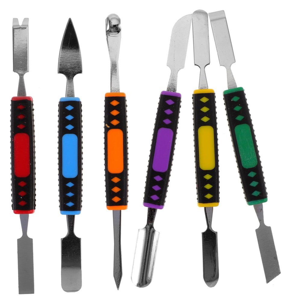 CHILDWEET 6pcs Stainless Steel Spudger Pry Tool Set for Laptop Tablet and Durable Lightweight Reusable Opening Stick for Electronics Maintenance