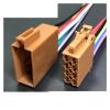 Buxns Dj7082-3.5 Car CD 8p Female to Male Harness Connector 8/16 Pin Car Radio 962191-1 Wire Length 15cm(8p Strip line,1sets) view 1
