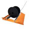 Cable Drum Roller Reel Dispenser Cable Roller Stand for Wire Reel Diameter 30cm to 70cm width 50cm M view 4