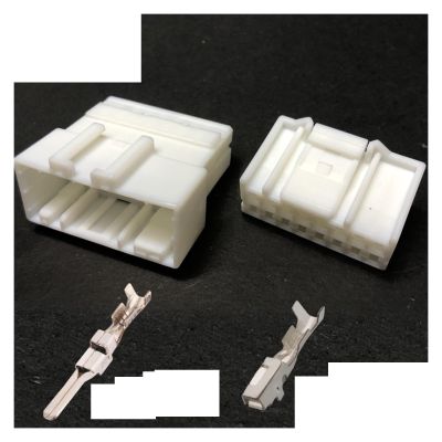 Buxns Te Series Car Connector Dj7142-2.2 Audio Navigation Harness 14/16 / 18 / - 26 Pin Male and Female Butt Terminal Sheath(16p,1sets)