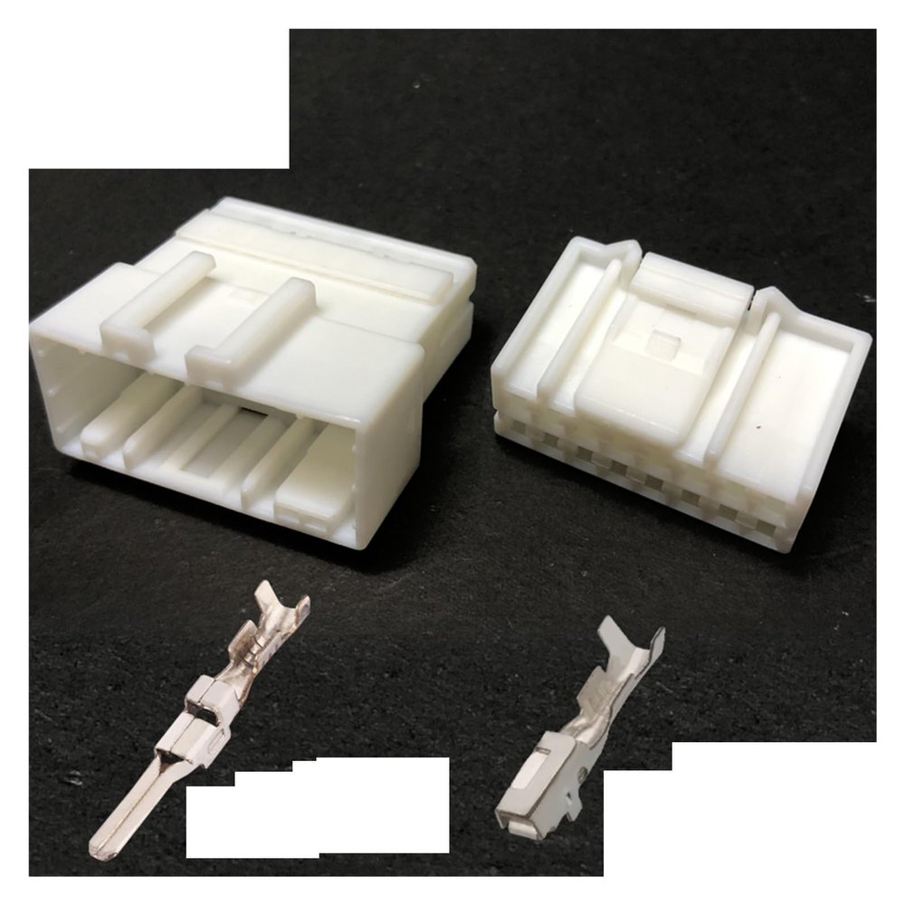 Buxns Te Series Car Connector Dj7142-2.2 Audio Navigation Harness 14/16 / 18 / - 26 Pin Male and Female Butt Terminal Sheath(16p,1sets)