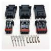 Buxns Dj7028-1.2 Car Small Sealed Waterproof 2p3p4p Rearview Mirror Connector Mx19002s51 Sensor Male and Female Socket Sheath(4p,1sets) view 3