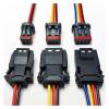 Buxns Dj7028-1.2 Car Sensor Waterproof 2p3p4p Rearview Mirror Harness Male and Female Connector Mx19002p51 Wire Length 15cm(2p Strip line,5sets) view 2