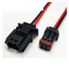 Buxns Dj7028-1.2 Car Sensor Waterproof 2p3p4p Rearview Mirror Harness Male and Female Connector Mx19002p51 Wire Length 15cm(2p Strip line,5sets) view 4
