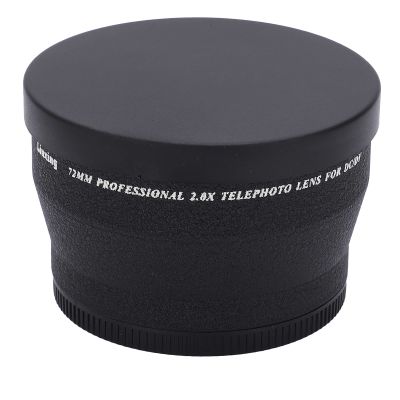 DirectNine Basics 72MM 2X HD TELEPHOTO Lens for Camera Lens, Focus, Alloy, Wide Compatibility, Generictqc0opmva9
