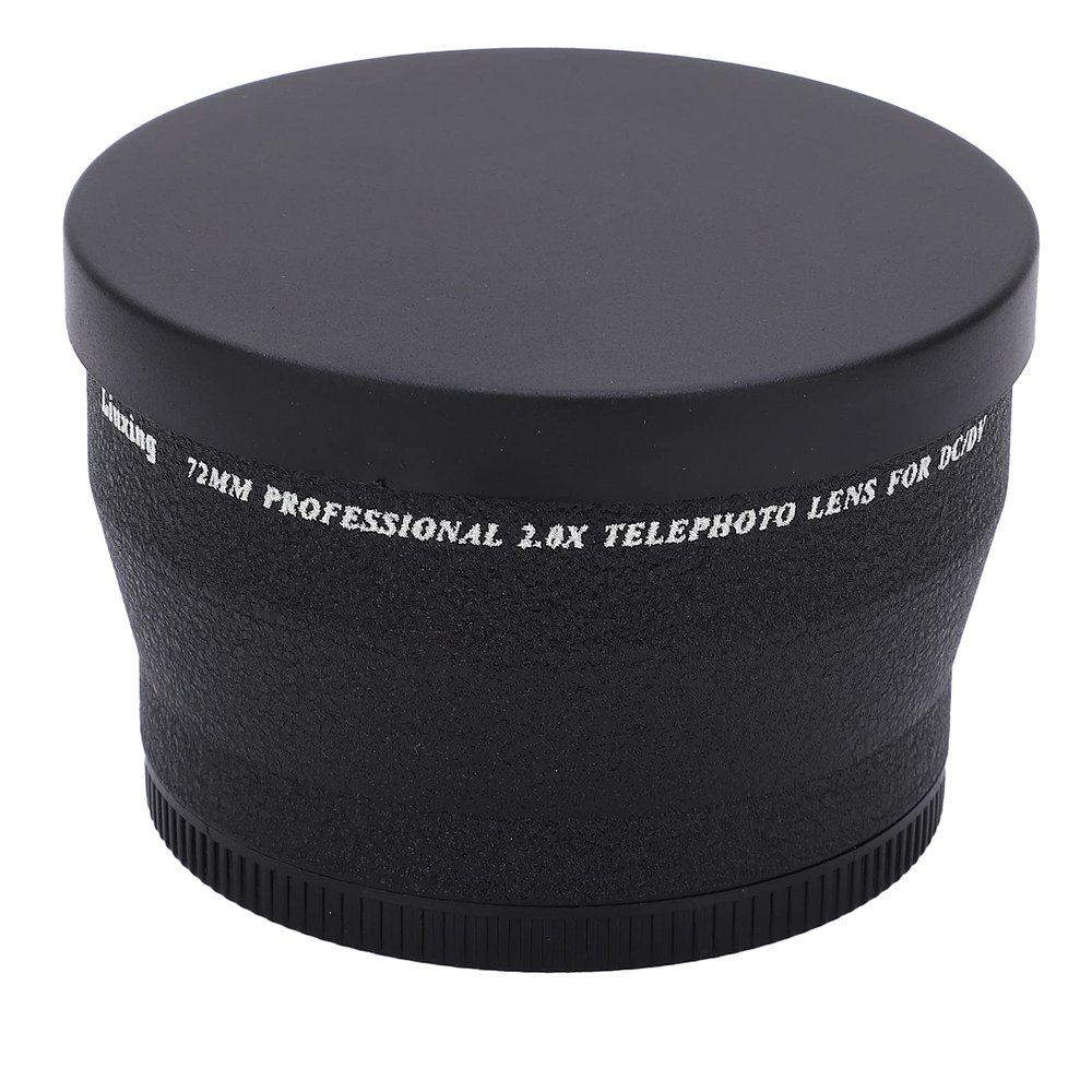 DirectNine Basics 72MM 2X HD TELEPHOTO Lens for Camera Lens, Focus, Alloy, Wide Compatibility, Generictqc0opmva9