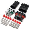 Buxns Dj70282a-6.3 Water Tank Radiator 2/3/ Pin Car Electronic Fan Harness Connector High Current Male and Female Socket Sheath(2p,1sets) view 2