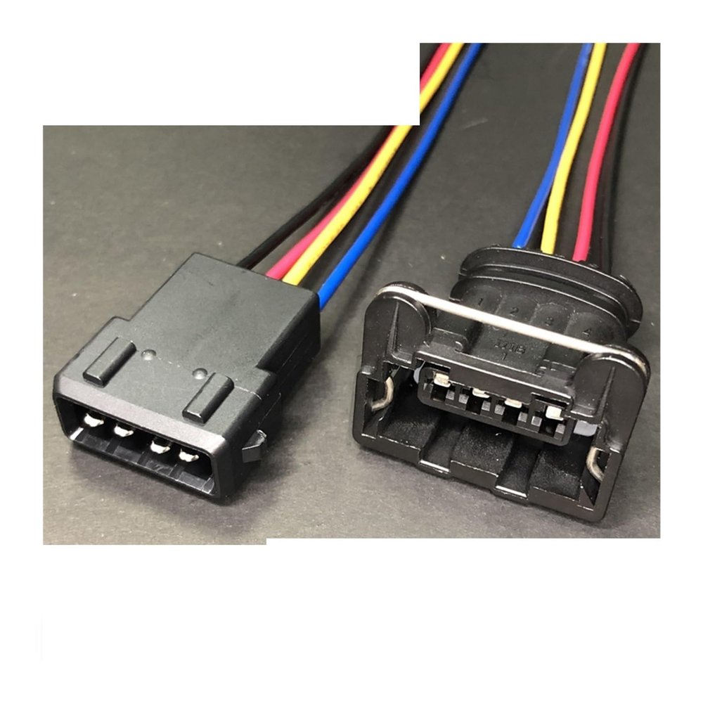 Buxns Dj7021a-3.5 Automobile Injection Nozzle 282189-1 Oxygen Sensor 2/3/4-pin Ignition Coil Wire Connector Wire Length 15cm(4p Strip line,5sets)
