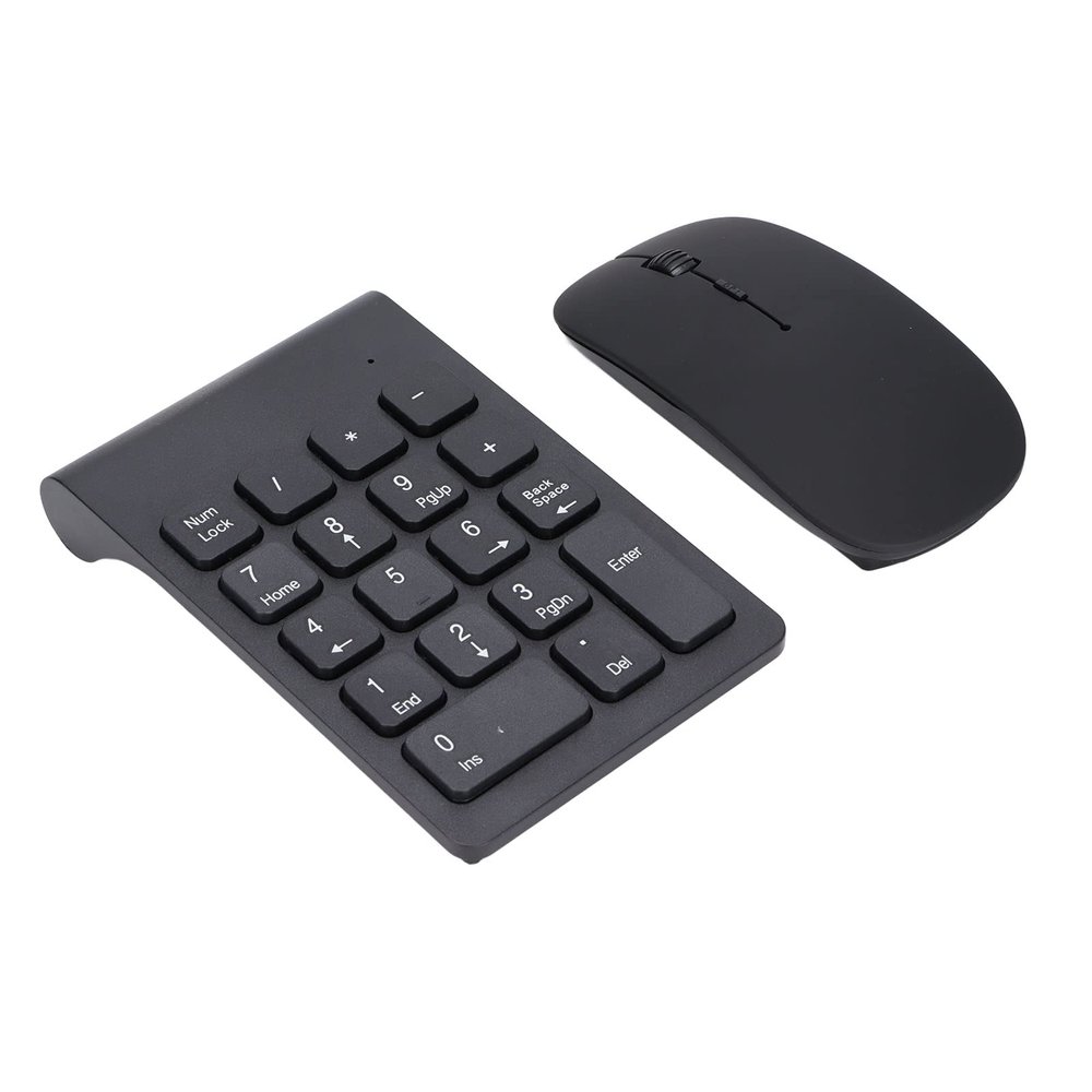 DirectNine Basics 2.4GHz Wireless Numeric Keypad & Mouse Combo for Home Office, Portable Size, Wide Compatibility, Genericbmpy7tro5q