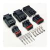 Buxns Dj7028-1.2 Rear View Mirror Sealed Waterproof 2/3/4/ Pin Car Sensor Mx19a003s51 Male and Female Socket Small Connector(3p,1sets) view 3