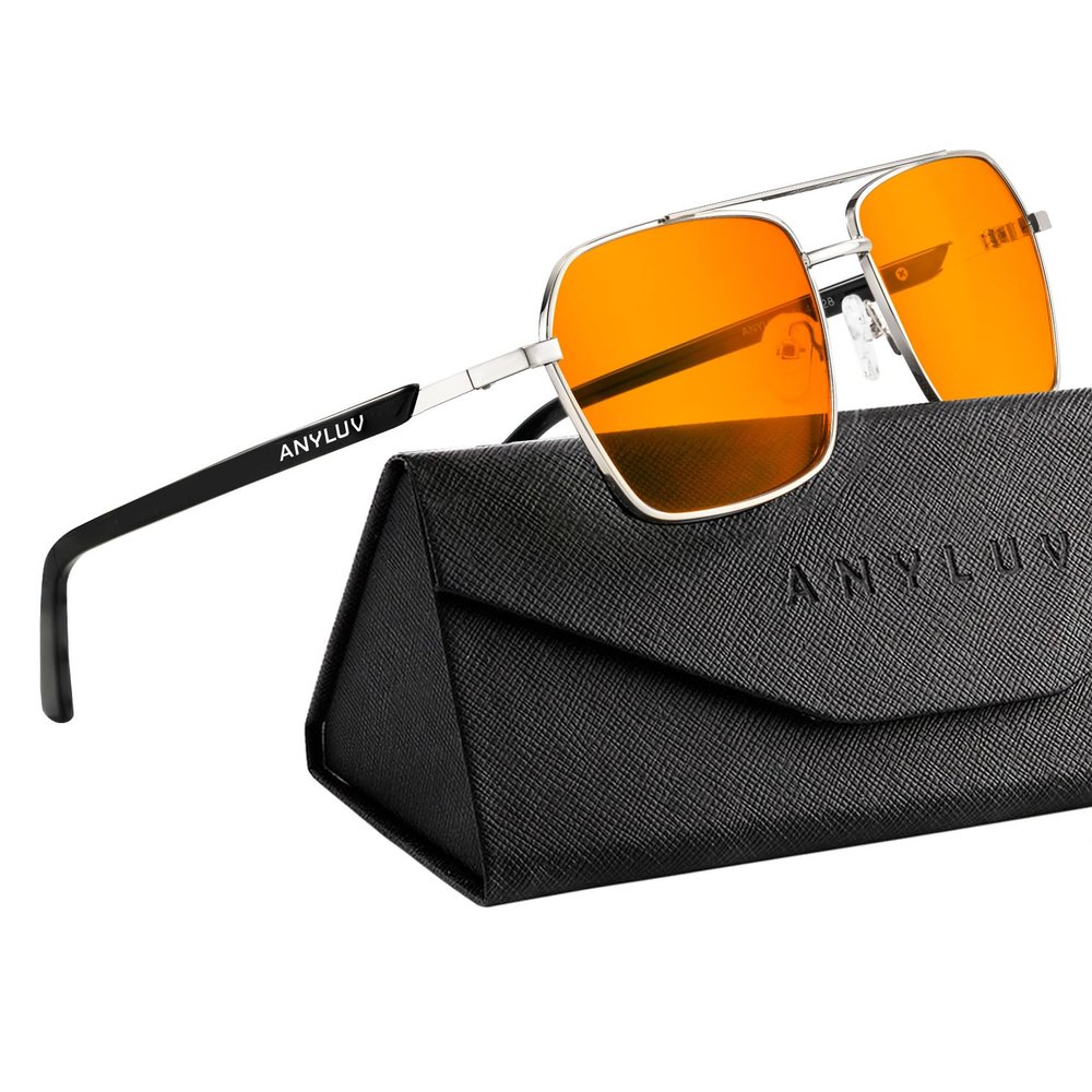ANYLUV Blue Light Glasses Men/Women, Blue Light Blocking Glasses, Computer Screen Blocker Eyes Protection Glasses