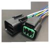 Buxns Dj7023a-2.2automobile Cable Waterproof Connector 4p6p8p10p Oxygen Sensor Harness Socket Fog Lamp Tail Wire Wire Length 15cm(6p Strip line,1sets) view 1