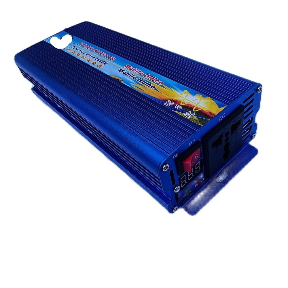 EVXOIJM 1000W 36V 110V 60HZ Peak Power 2000W Pure Sine Wave Inverter Digital Display, 48V_220