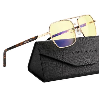 ANYLUV Blue Light Glasses Men/Women, Blue Light Blocking Glasses, Computer Screen Blocker Eyes Protection Glasses