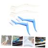FOMIYES 4pcs Cleaning Brush Window Slot Brush Window Groove Brush Window Clean Brush Gap Brush Window Track Cleaning Tools Cleaning Tools for Window Track Multifunctional Brush, 20x7cm view 2