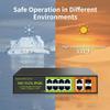 8 Ports Gigabit PoE+ Switch with 2 Uplink & 2 SFP Ports,1000Mbps PoE Ethernet Unmanaged Network Switch,120W, Plug & Play, Suitable for Access Point-AP and PoE Surveillance Camera view 3