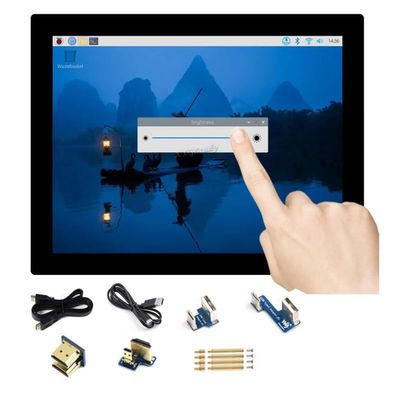 8inch 7681024 HDMI Capacitive Touch Display IPS Panel Monitor for Raspberry Pi 5 Series and Windows 11/10 / 8.1/8 / 7 / Jetson Nano, 10-Point Touch @XYGStudy