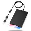 Yaeonku Floppy Disk Reader,External Floppy Drive, 3.5" USB &Type C Floppy Disk Reader Portable 1.44 MB FDD for PC, Laptop and Desktop Compatible with Windows 2000/XP/Vista/7/8/10/11 view 1