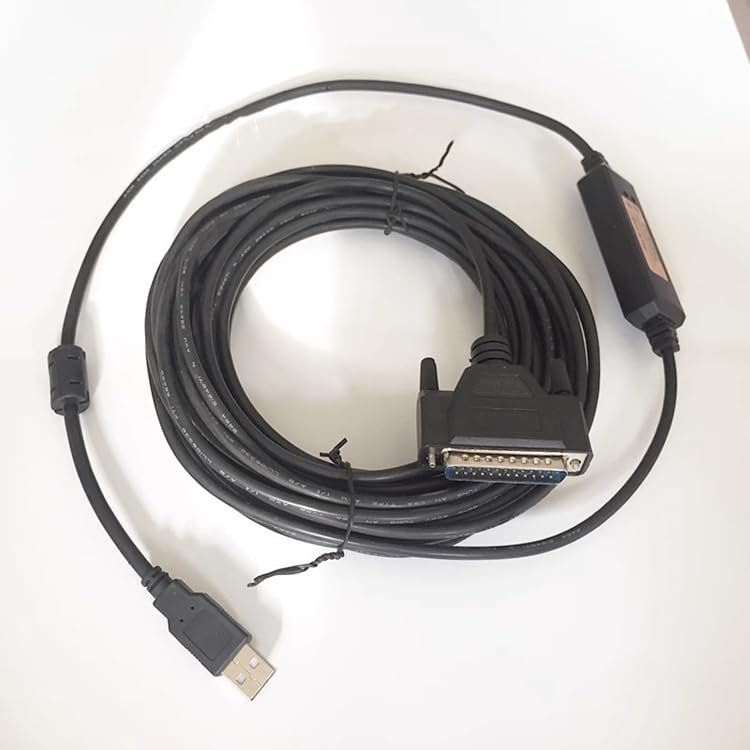 USB-M70 for CNC Machine Tool Communication Download Data Transmission Cable USB to 25-pin Dual chip Design Shielded Magnetic Ring 10 Meters