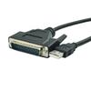 USB-M70 for CNC Machine Tool Communication Download Data Transmission Cable USB to 25-pin Dual chip Design Shielded Magnetic Ring 10 Meters view 2