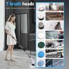 Rechargeable Electric Spin Scrubber Cleaning Brush Set - 2 Speeds Cordless Shower Scrubber with 7 Replaceable Heads, Effortless Floor Tile Ceiling Wall Glass Cleaning, Perfect for Home, Bathroom, Car view 3