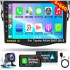4G+64G Car Radio Stereo for Toyota RAV4 2007-2012, Wireless Carplay&Android Auto with Android 12 Support Bluetooth/Voice Control/GPS/WiFi/Back-up Camera/SWC/FM, 9 Inch IPS Touch Screen for Toyota RAV4 view 1