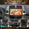 4G+64G Car Radio Stereo for Toyota RAV4 2007-2012, Wireless Carplay&Android Auto with Android 12 Support Bluetooth/Voice Control/GPS/WiFi/Back-up Camera/SWC/FM, 9 Inch IPS Touch Screen for Toyota RAV4 view 2
