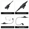 stdgove 1 Pin 2.5mm Jack Ptt Mic Earpiece Headset Ear Piece Earbud for Motorola Talkabout Walkie Talkie mh230r fr60 mr350r t470 t380 t100 t200tp t260tp t2xx t460 t600 h2o t605 t7100 t472 t800 t6530 view 4