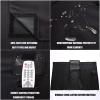 Waterproof Outdoor TV Cover, TV Screen Dustproof Protect Cover Oxford Television Case All-Purpose Dust Covers for 22-70 Inch TV(Black,55-58in) view 2