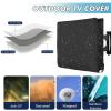 Waterproof Outdoor TV Cover, TV Screen Dustproof Protect Cover Oxford Television Case All-Purpose Dust Covers for 22-70 Inch TV(Black,55-58in) view 4
