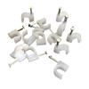 CHATROOM 50pcs 20mm Round Steel Nail Cable Wire Wall Hanging Screw Clips Cable Clips view 1