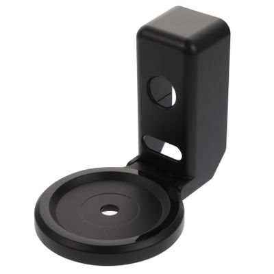 PHENOFICE 1pc Wall-Mounted Speaker Rack Holder for Echo Foldable Design Punch Installation Stylish Black Finish Securely Holds Speakers Without Blocking Sound