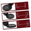 PHENOFICE 1pc Wall-Mounted Speaker Rack Holder for Echo Foldable Design Punch Installation Stylish Black Finish Securely Holds Speakers Without Blocking Sound view 4