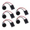 5Pcs PC Computer Mainboard Motherboard Case Buzzer Connector Internal Speaker Beep Code Buzzer Alarm Adapter Cable Continuous Sound (long Beeps) Memory Not Seated Damaged Power Supply Issue Case view 1